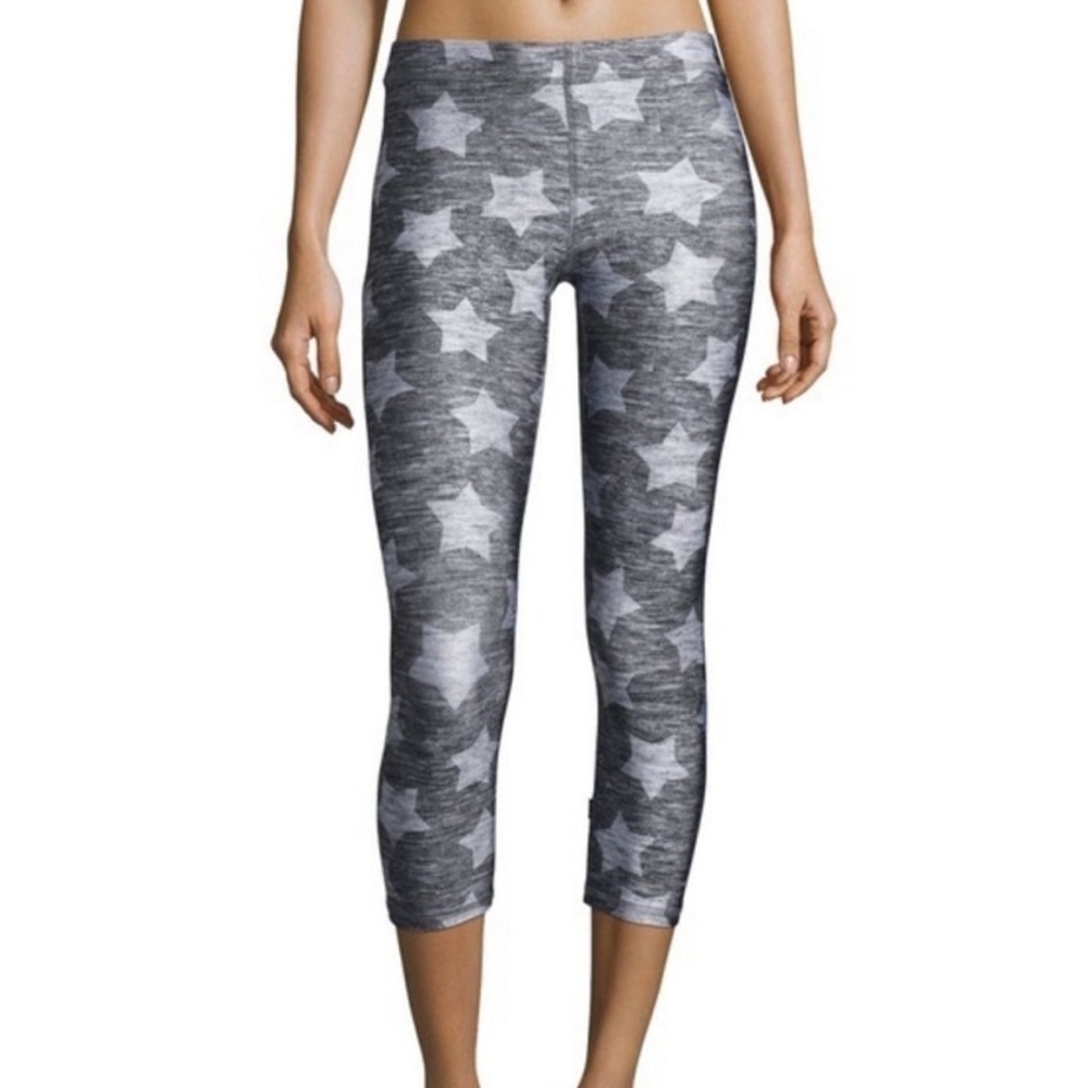 Zara Terez Legging Star Print Heathered Gray